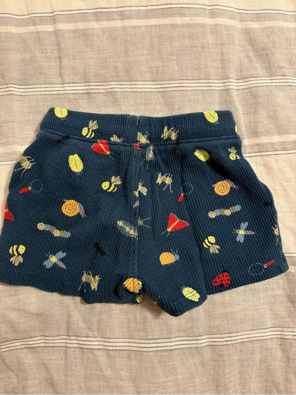 Old Navy 3-6M Navy Bug Print Shirt & Shorts Set